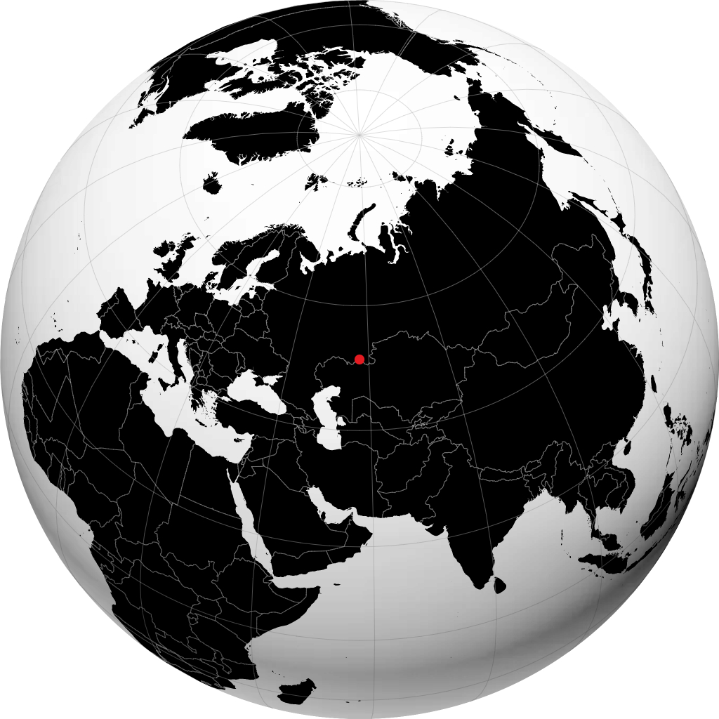 Mednogorsk no globo