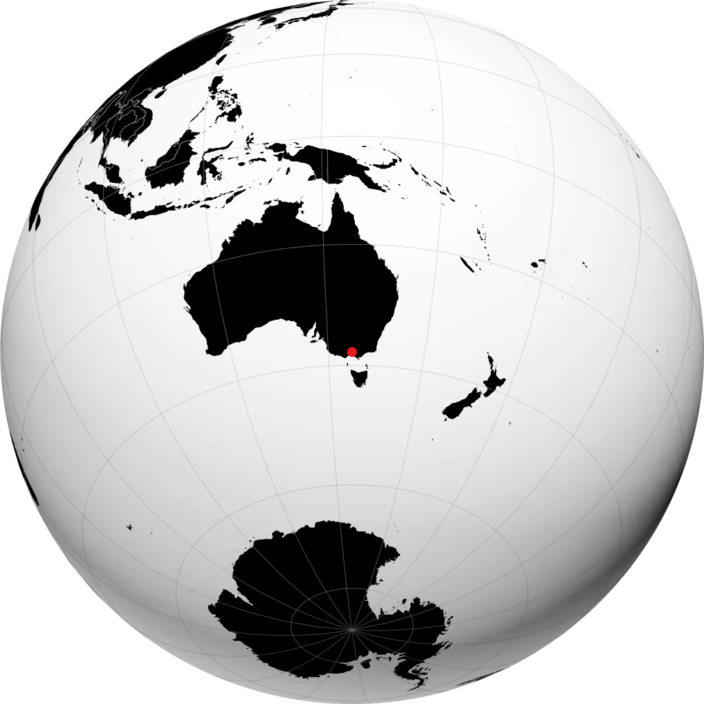 Melbourne no globo