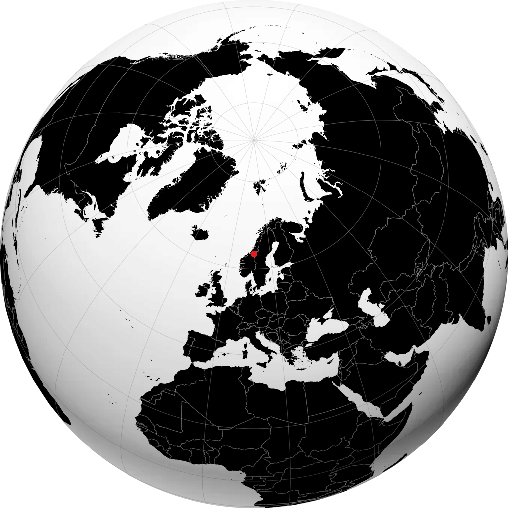 Meråker no globo