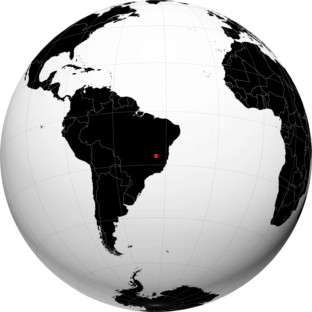 Montes Claros no globo