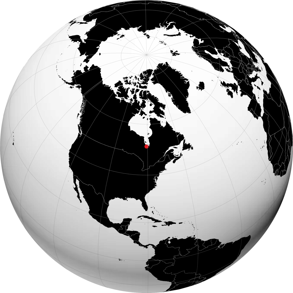 Moosonee no globo