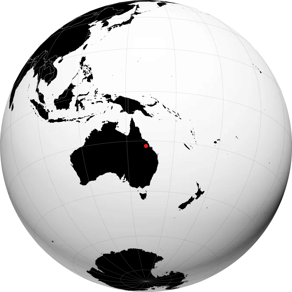 Moranbah no globo
