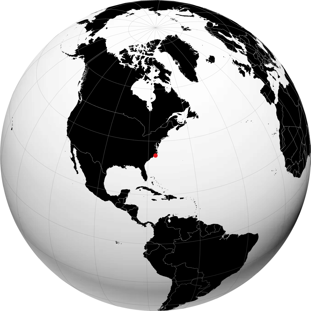 Morehead City no globo