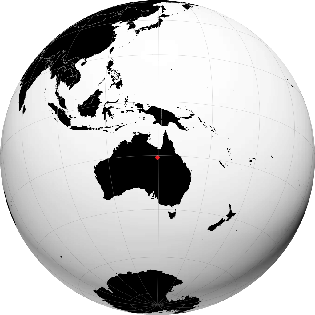 Mount Isa no globo