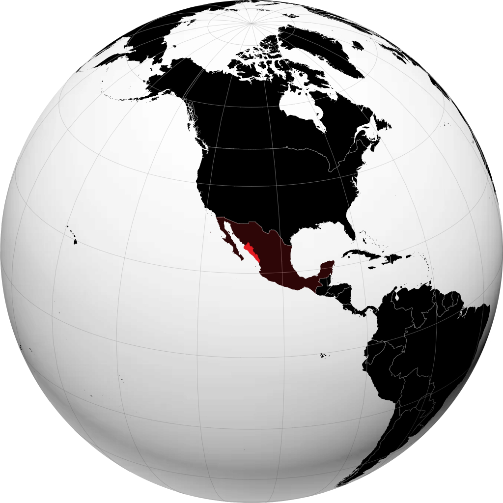 Estado de Sinaloa no globo