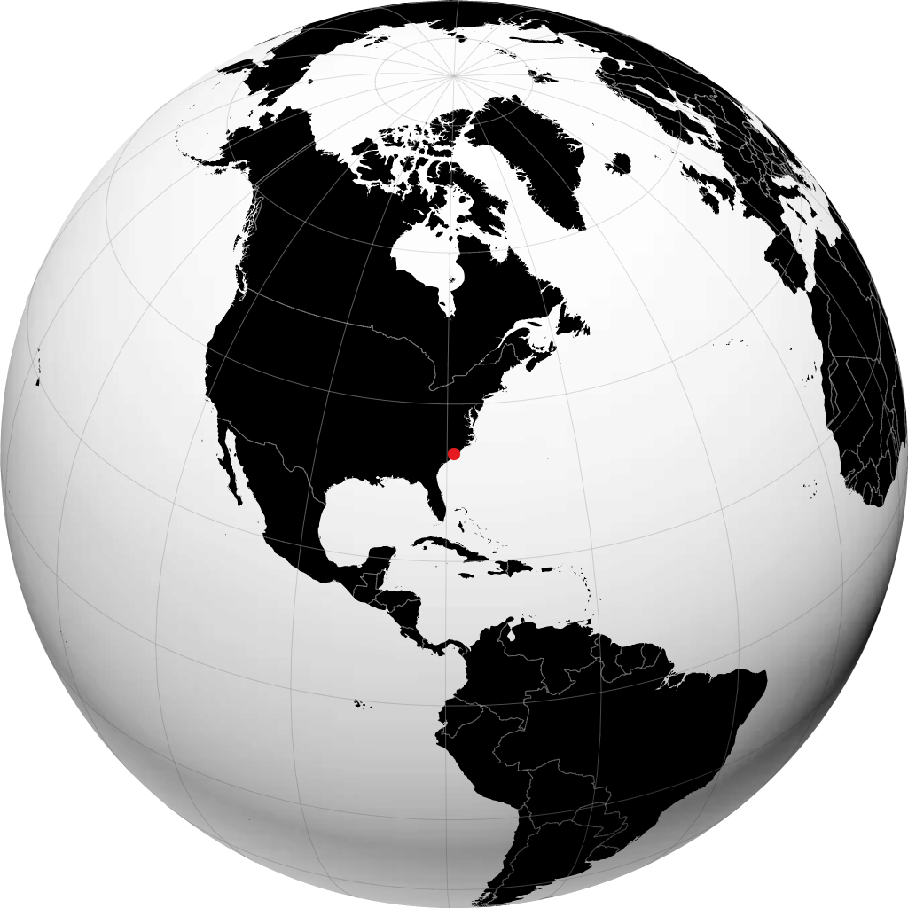 Myrtle Beach no globo