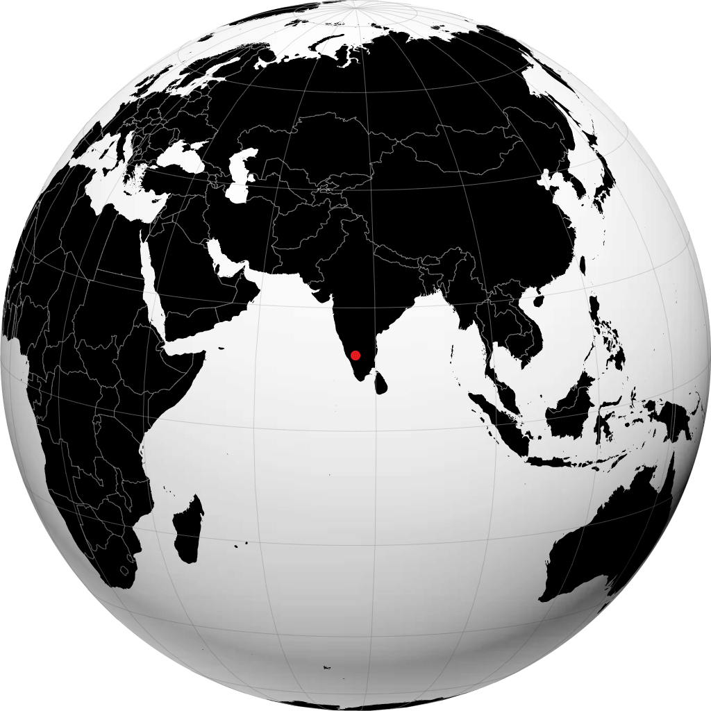 Mysore no globo