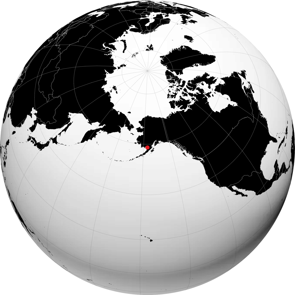 Naknek no globo