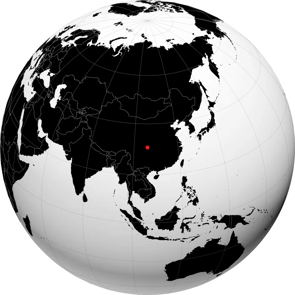 Nanchong no globo