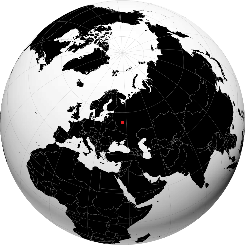 Naro-Fominsk no globo