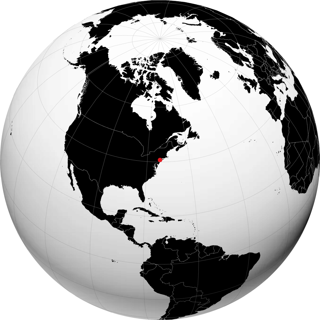 Nova Iorque no globo