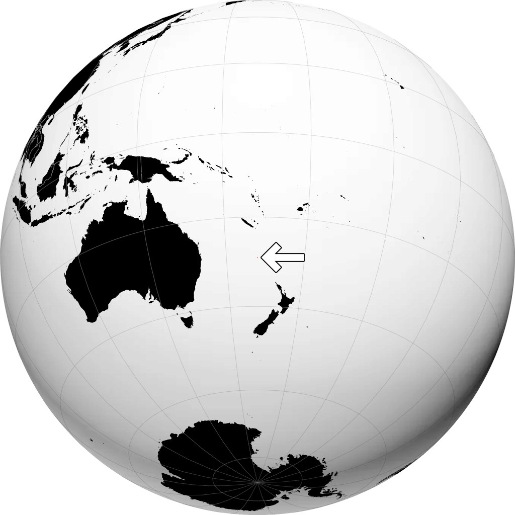 Ilha Norfolk no globo