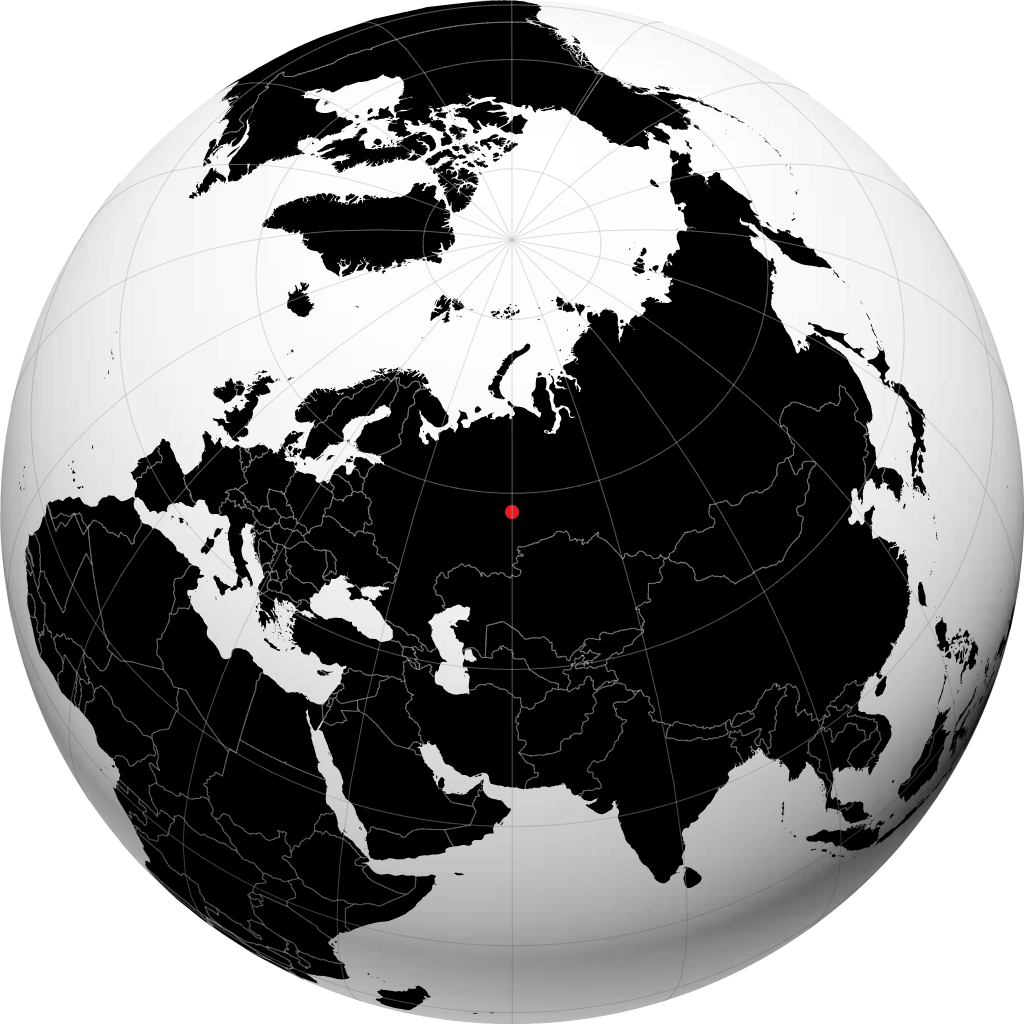 Nizhniy Tagil no globo