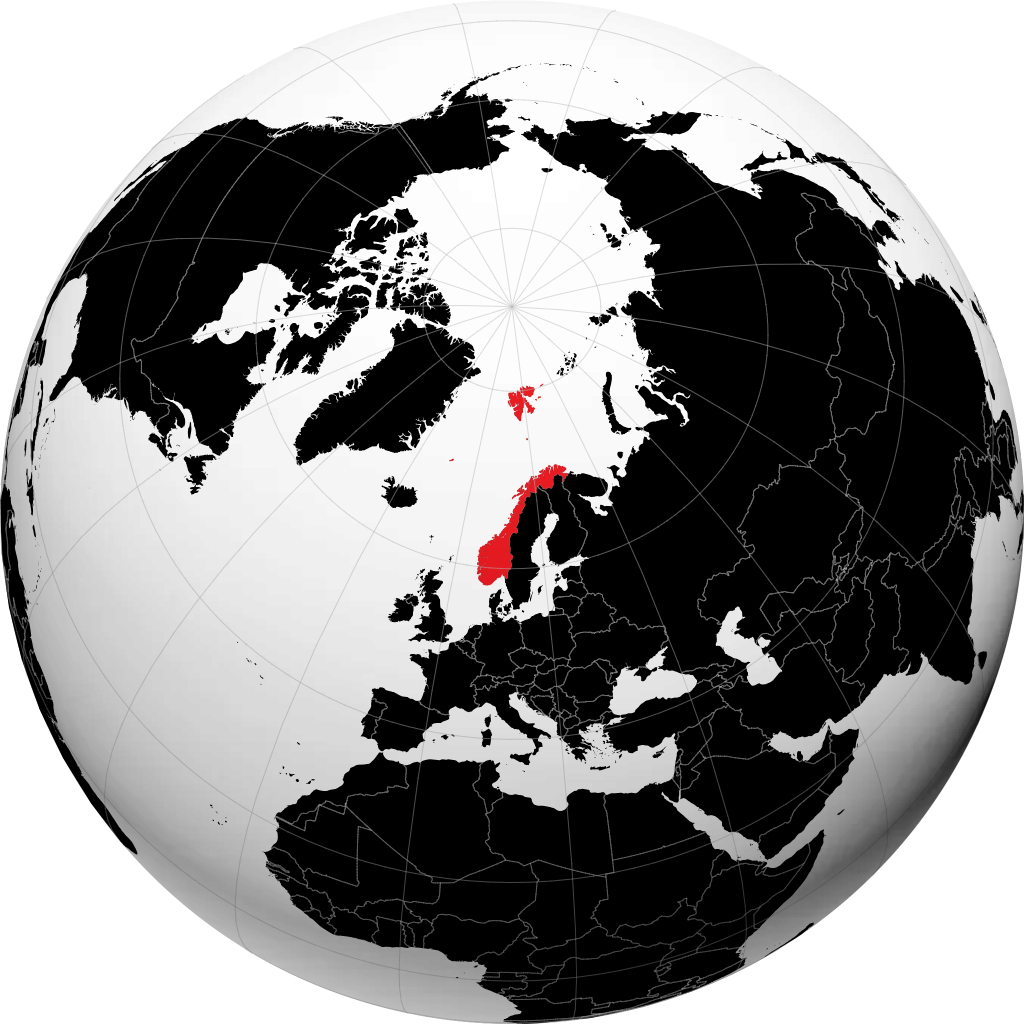 Noruega no globo