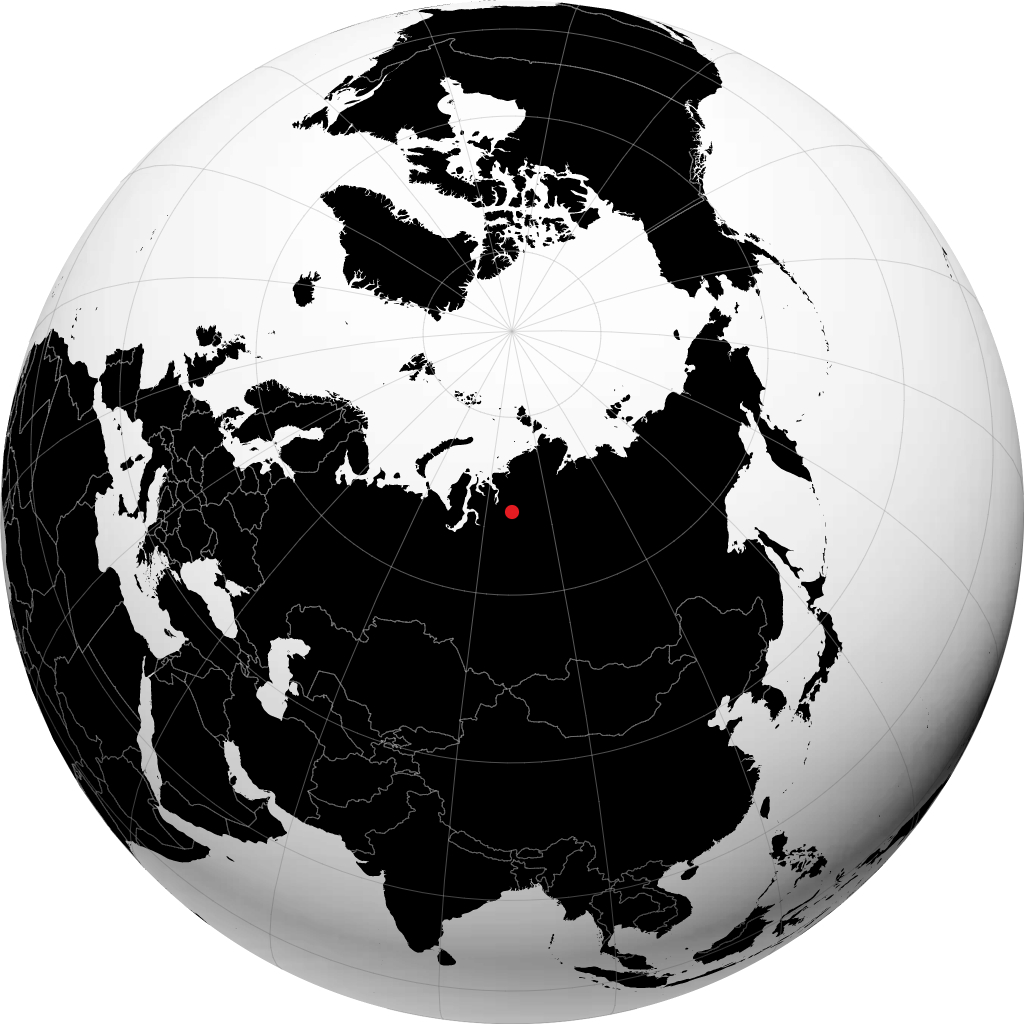 Norilsk no globo