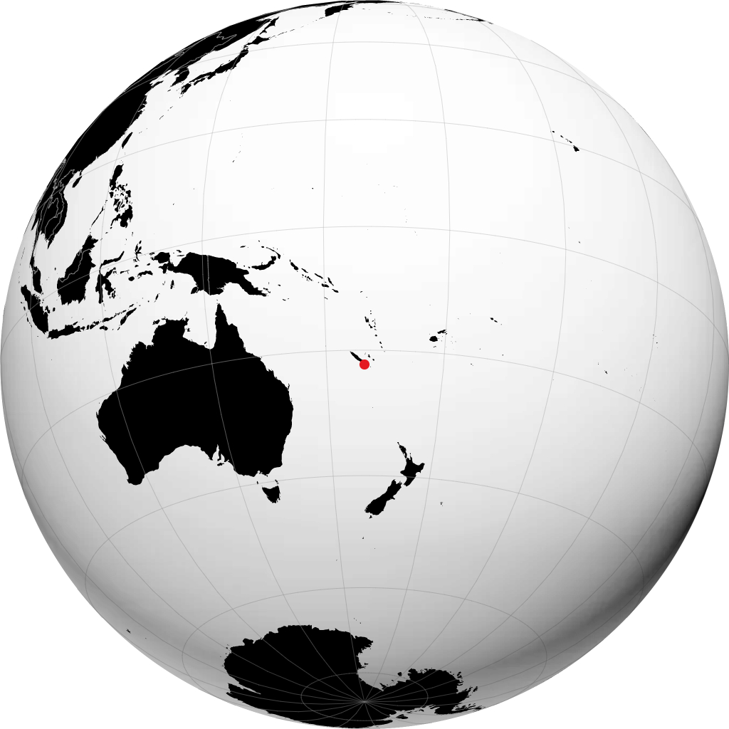 Nouméa no globo