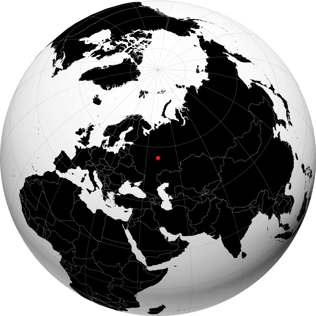 Novocheboksarsk no globo