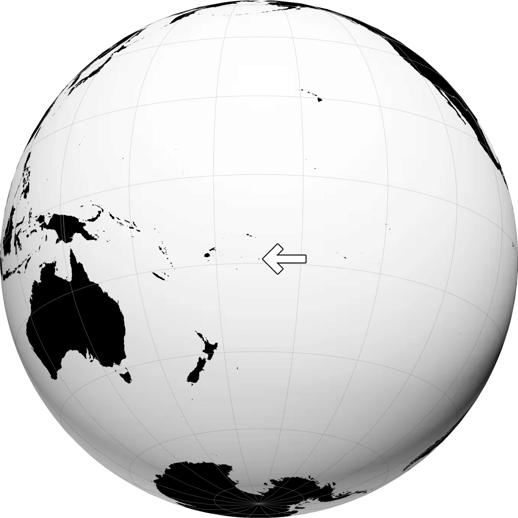 Niue no globo