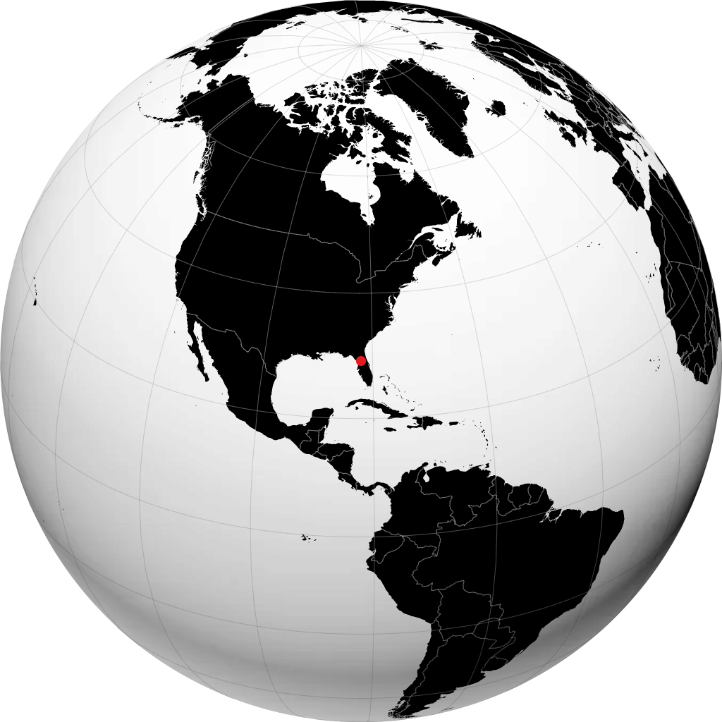 Ocala no globo