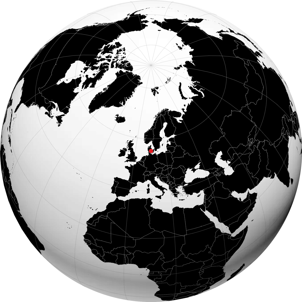 Odense no globo