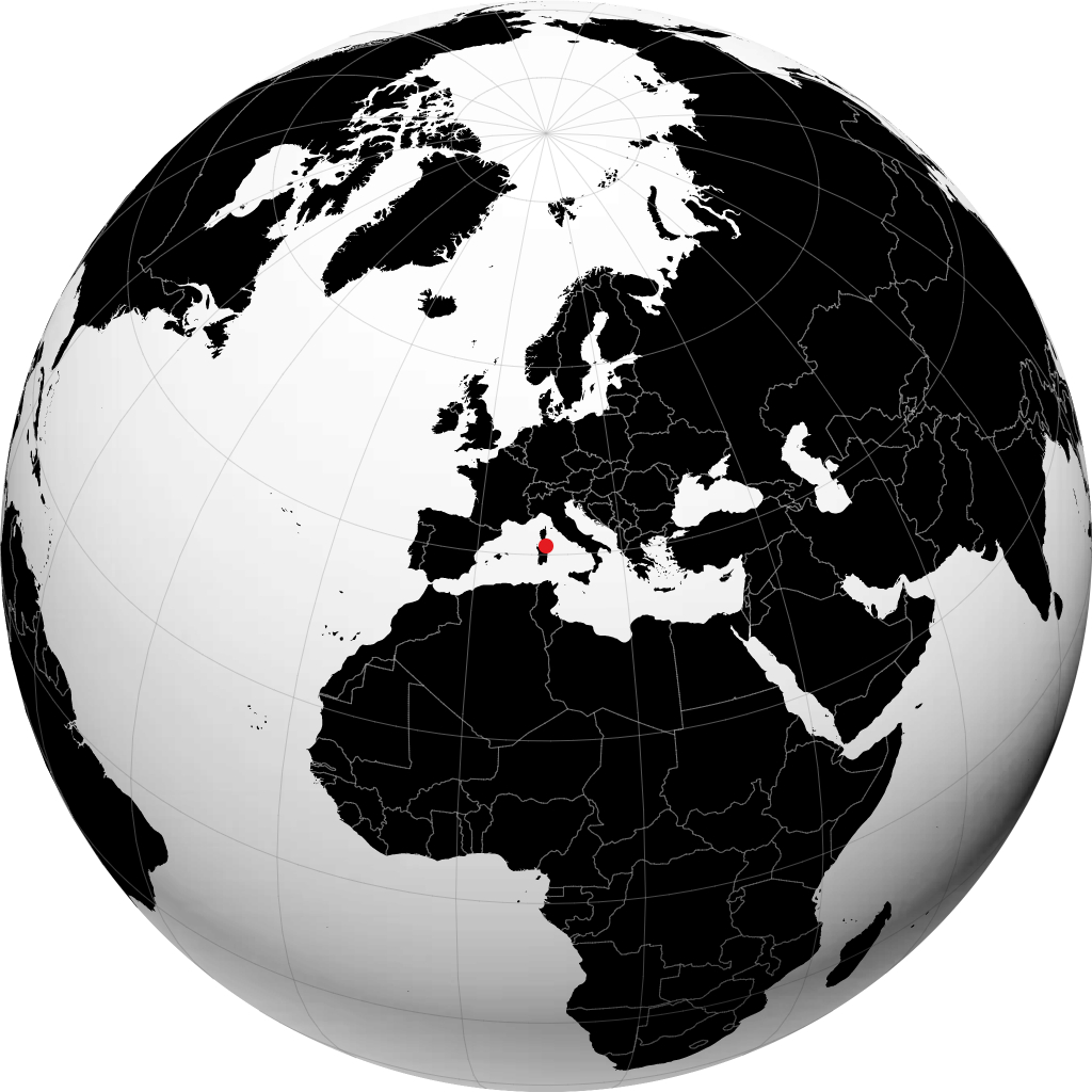 Olbia no globo