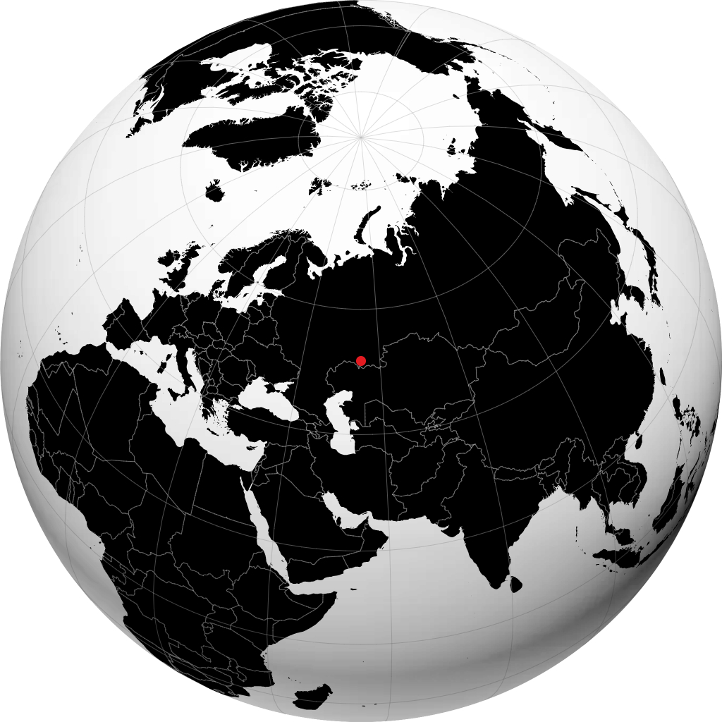 Orenburg no globo