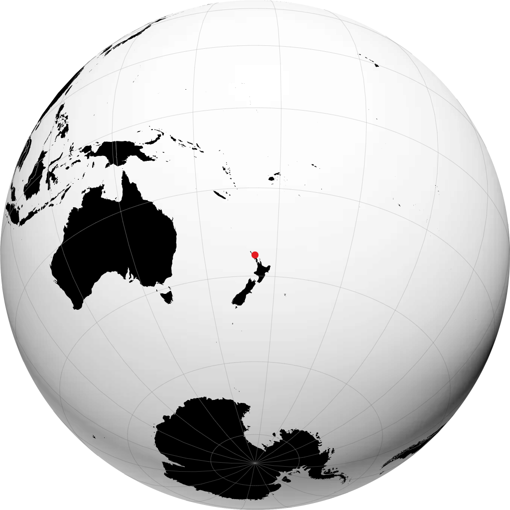 Paihia no globo