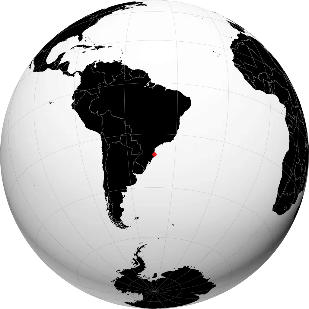 Palhoça no globo
