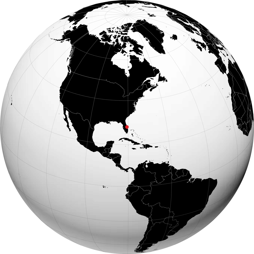 Palm Bay no globo