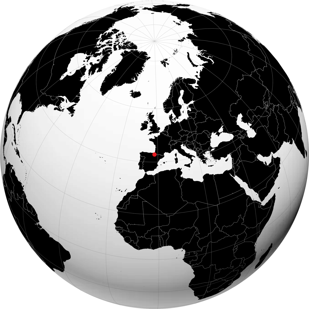 Pamplona no globo