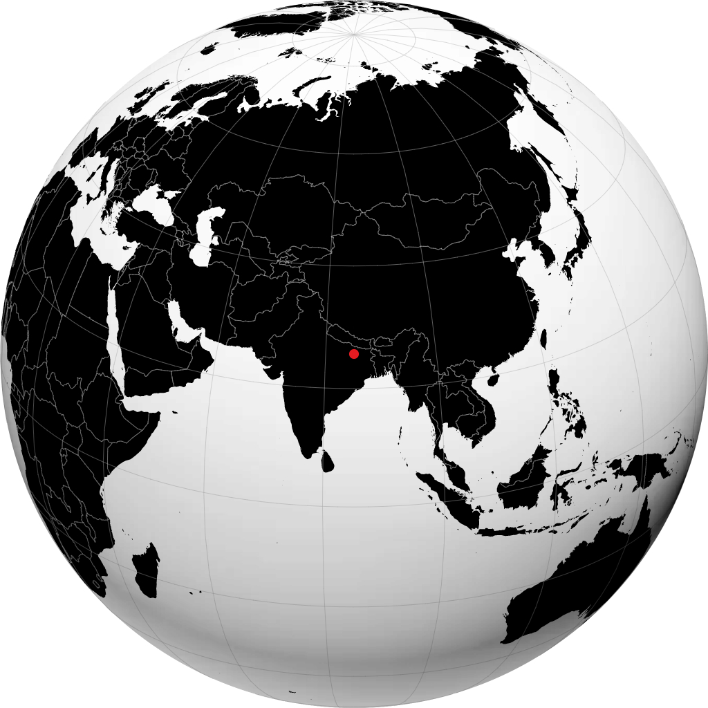 Patna no globo