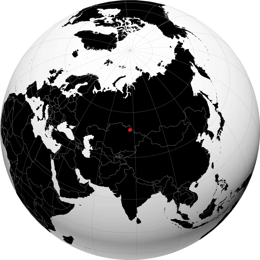 Pavlodar no globo