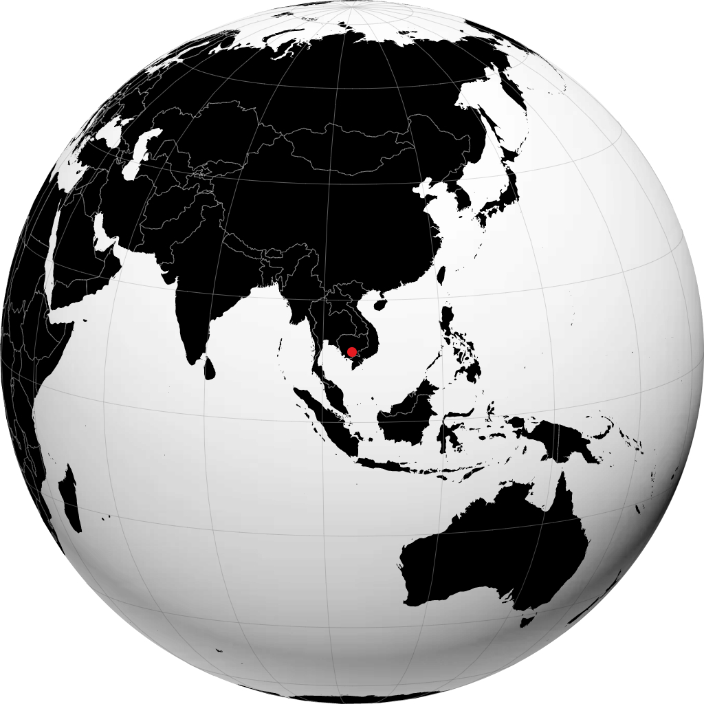 Phnom Penh no globo