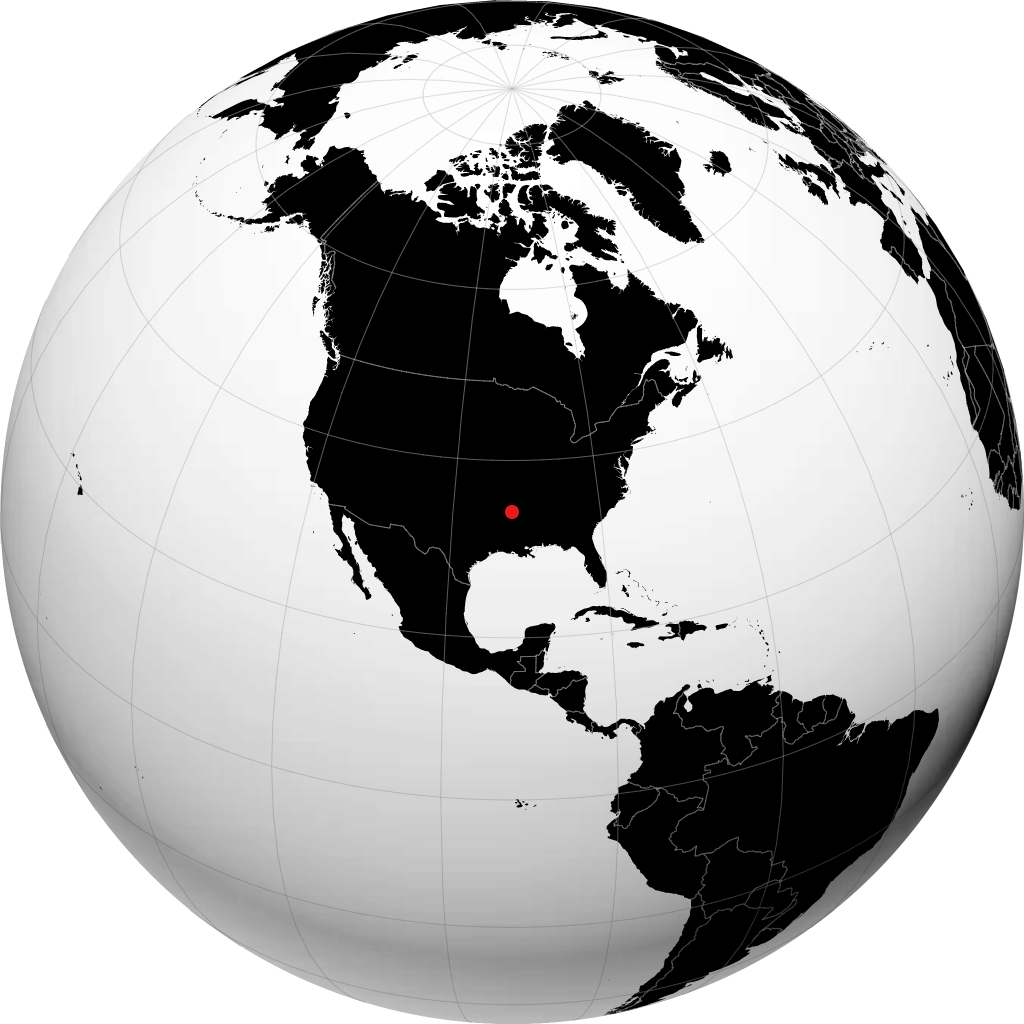 Pine Bluff no globo