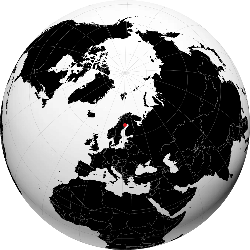 Piteå no globo