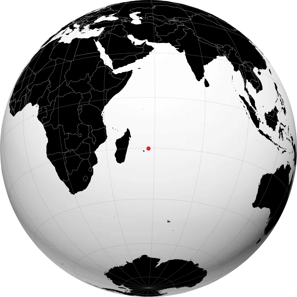 Port Louis no globo