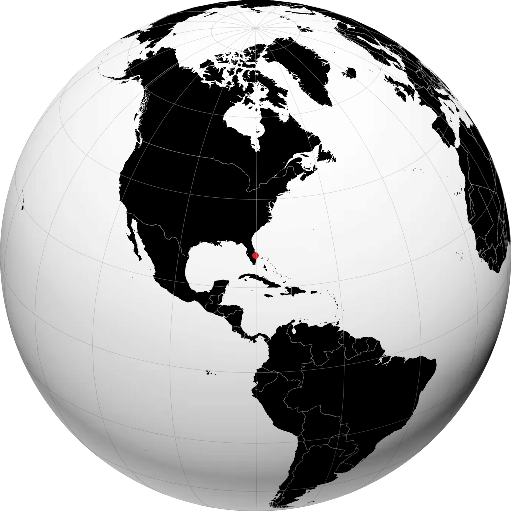 Port Saint Lucie no globo