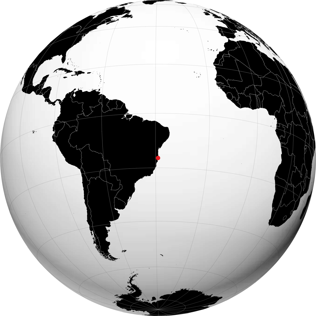 Porto Seguro no globo