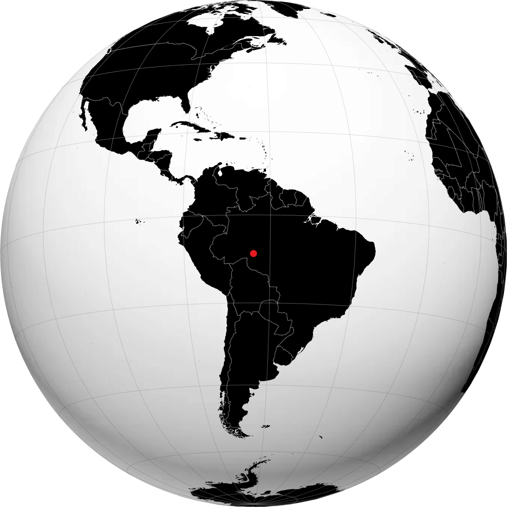 Porto Velho no globo