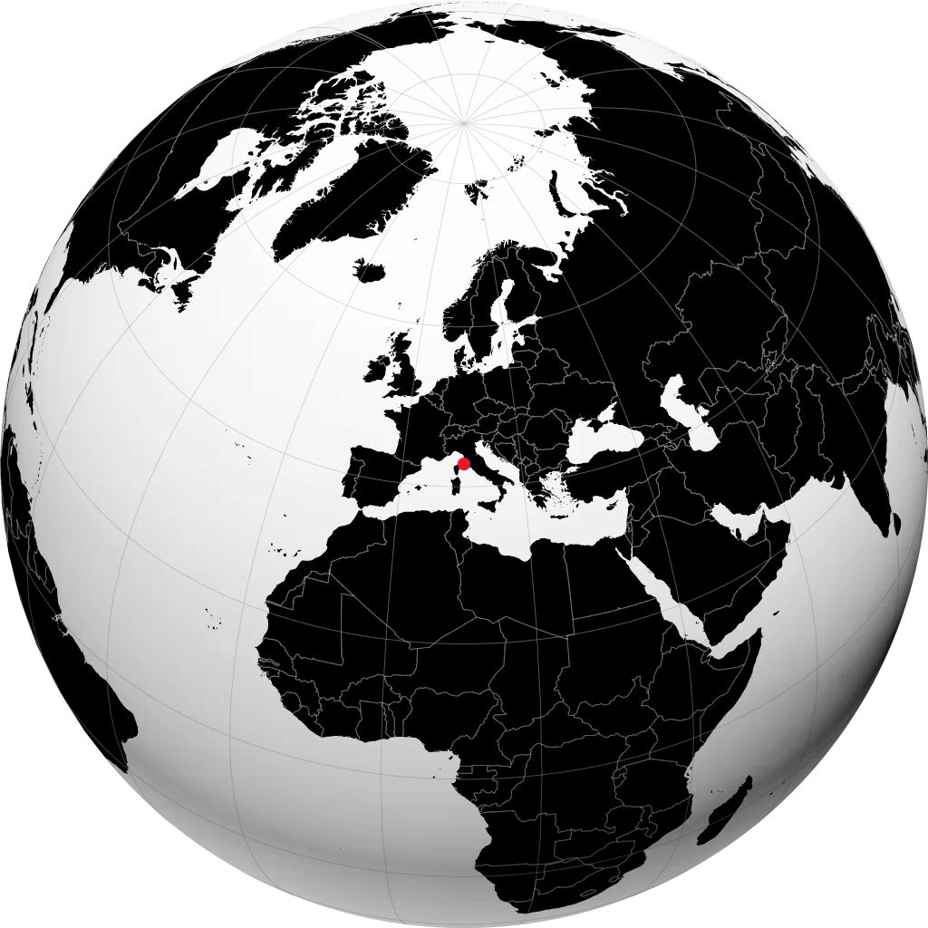 Portoferraio no globo