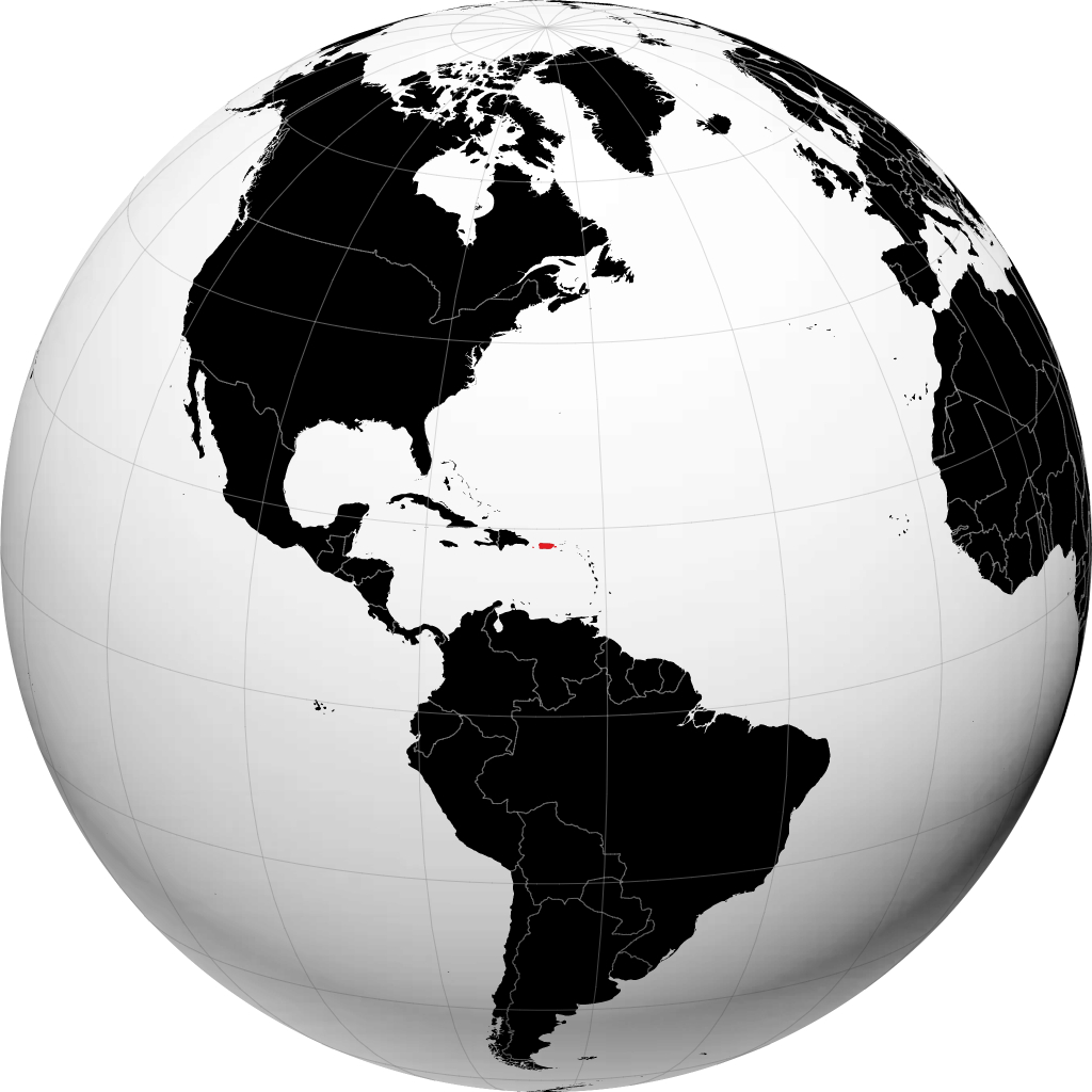 Porto Rico no globo