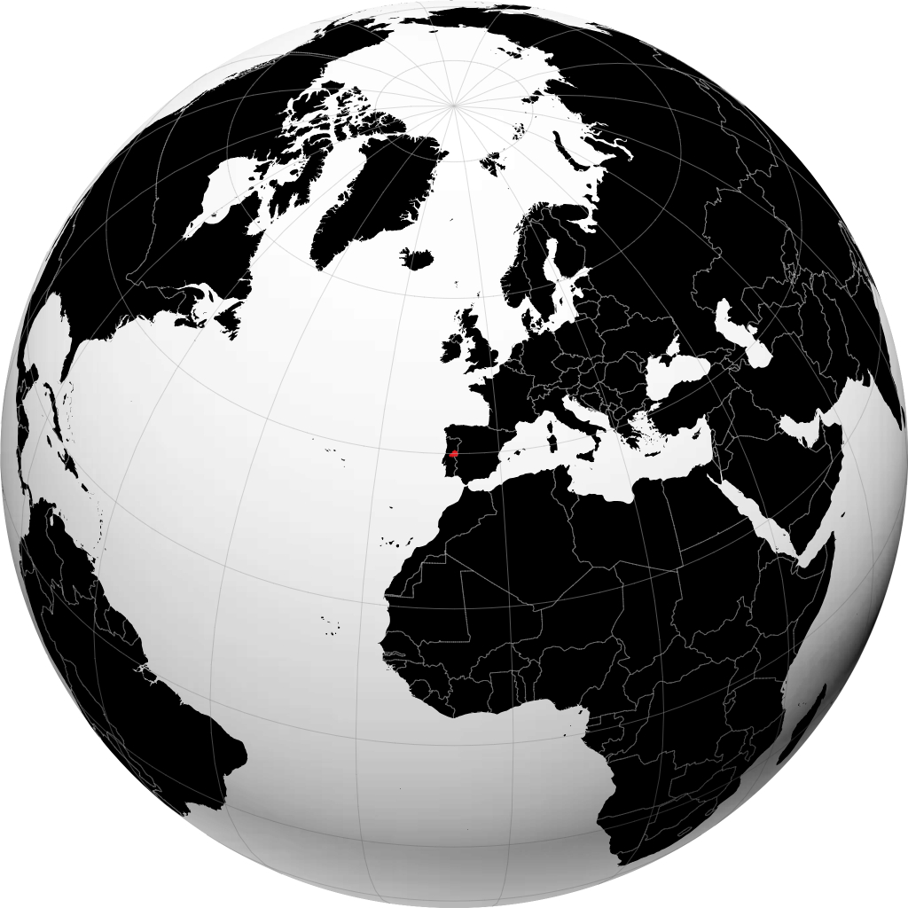 Distrito de Castelo Branco no globo