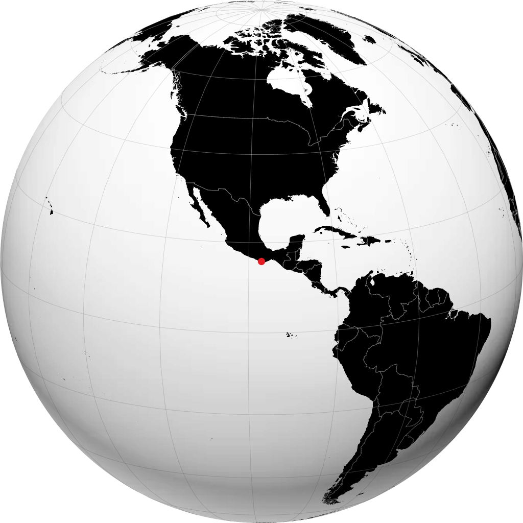 Puerto Escondido no globo