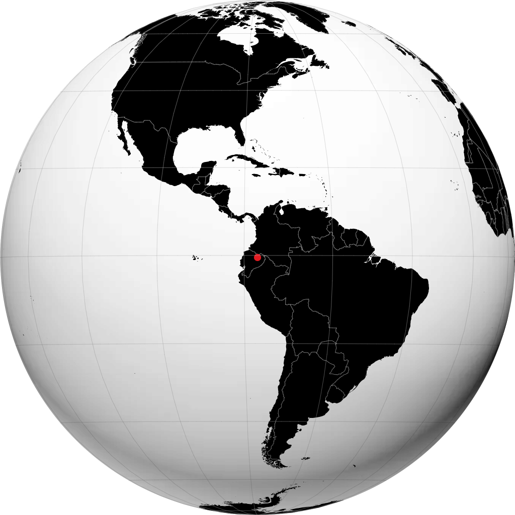 Puerto Francisco de Orellana no globo