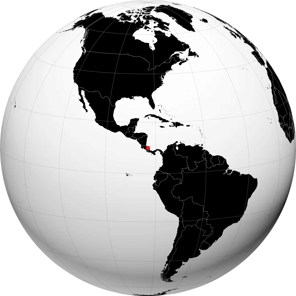 Puerto Limón no globo