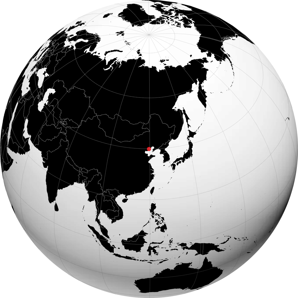 Qinhuangdao no globo