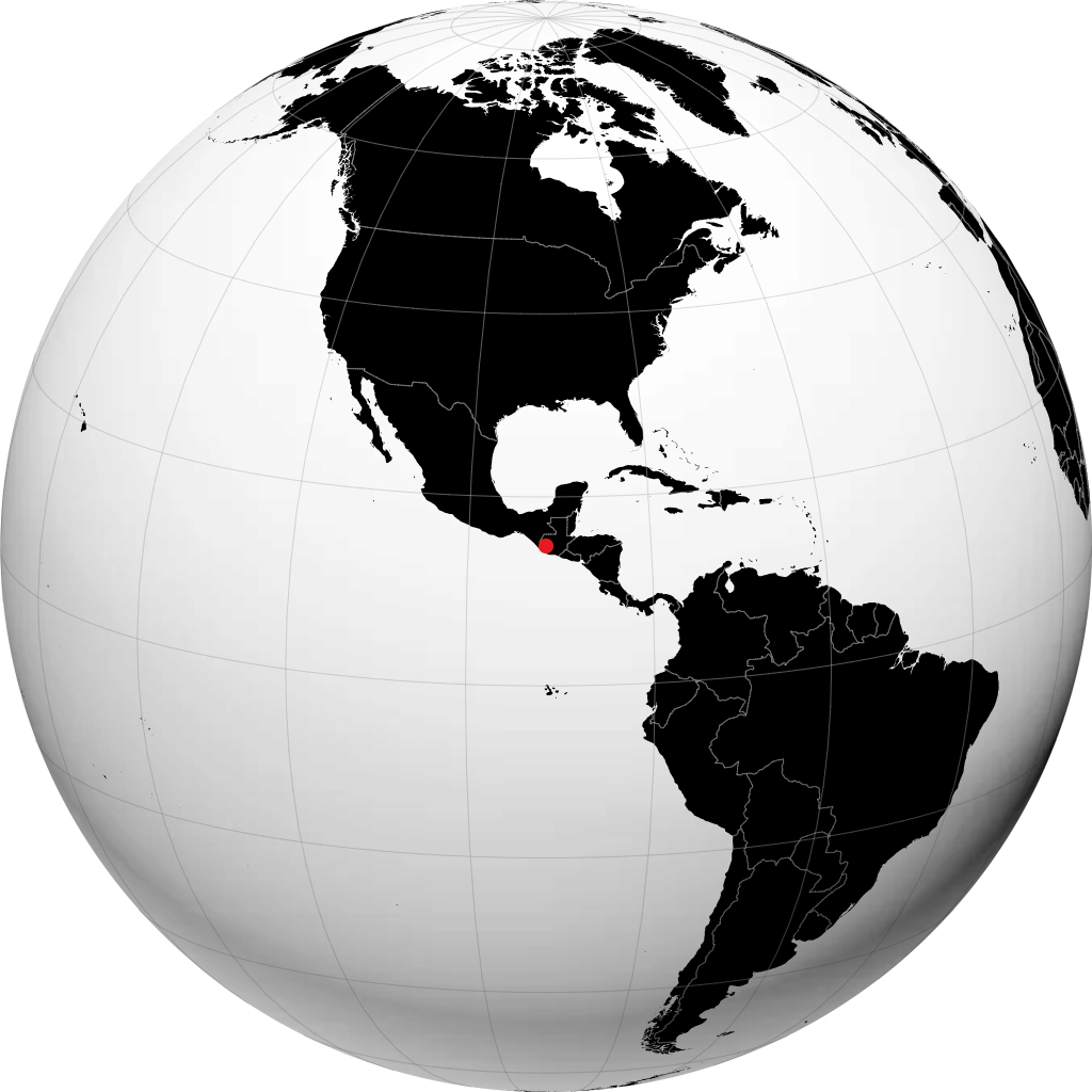 Quetzaltenango no globo