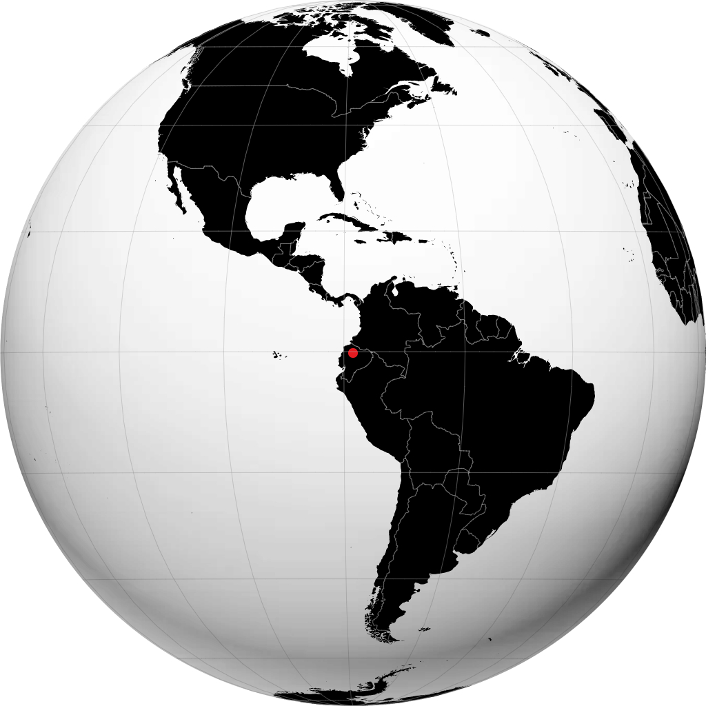Quito no globo