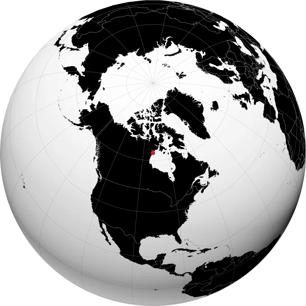Rankin Inlet no globo