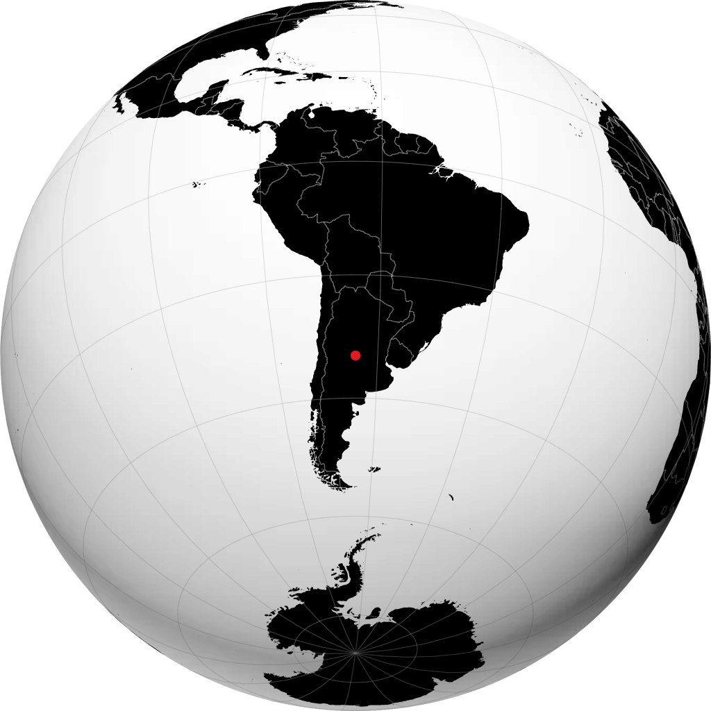 Río Cuarto no globo